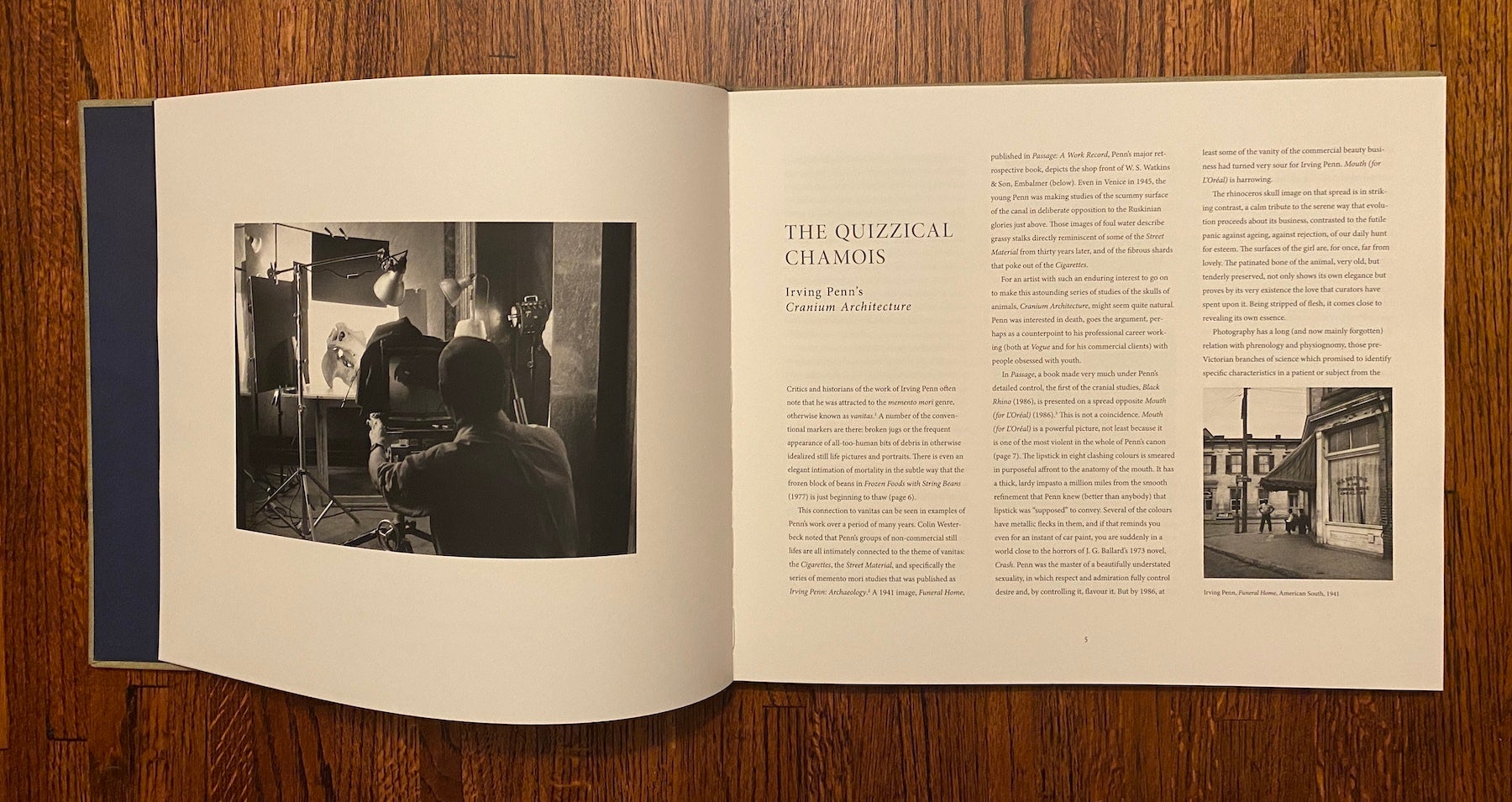 PHOTOBOOK . Cranium Architecture | Irving Penn | First Edition