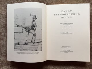 Item #1851 Early Lithographed Books: A Study of the Design and Production of Improper Books in...