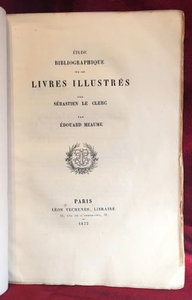 Etude Bibliographique sur les Livres Illustres par SEBASTIEN LE CLERC
