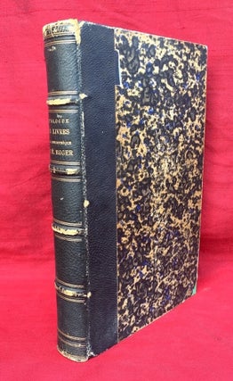 Item #2376 [ANTIQUARIAN BIBLIOGRAPHY / LIBRARY SALE CATALOGUE 1886 - PRICED WITH BIDS IN CODE]....