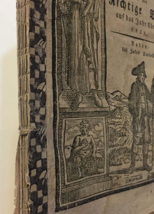 [1823 SWISS ALMANAC WITH WOODCUTS]. Nutzlicher Haus-Kalender oder der Richtige Bot, aus das Jahr Christi 1824