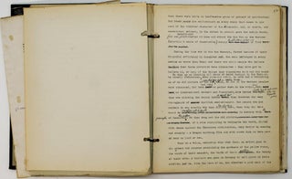[LITERARY ARCHIVE]. [SOCIAL REFORM]. Large archive of more than 1,000 pages of typescripts manuscripts, mostly unpublished; corrections and notations throughout
