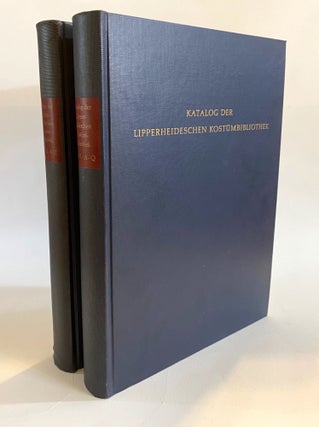 Item #3082 [MOST IMPORTANT COLLECTION OF COSTUME BOOKS]. Katalog der Lipperheideschen...