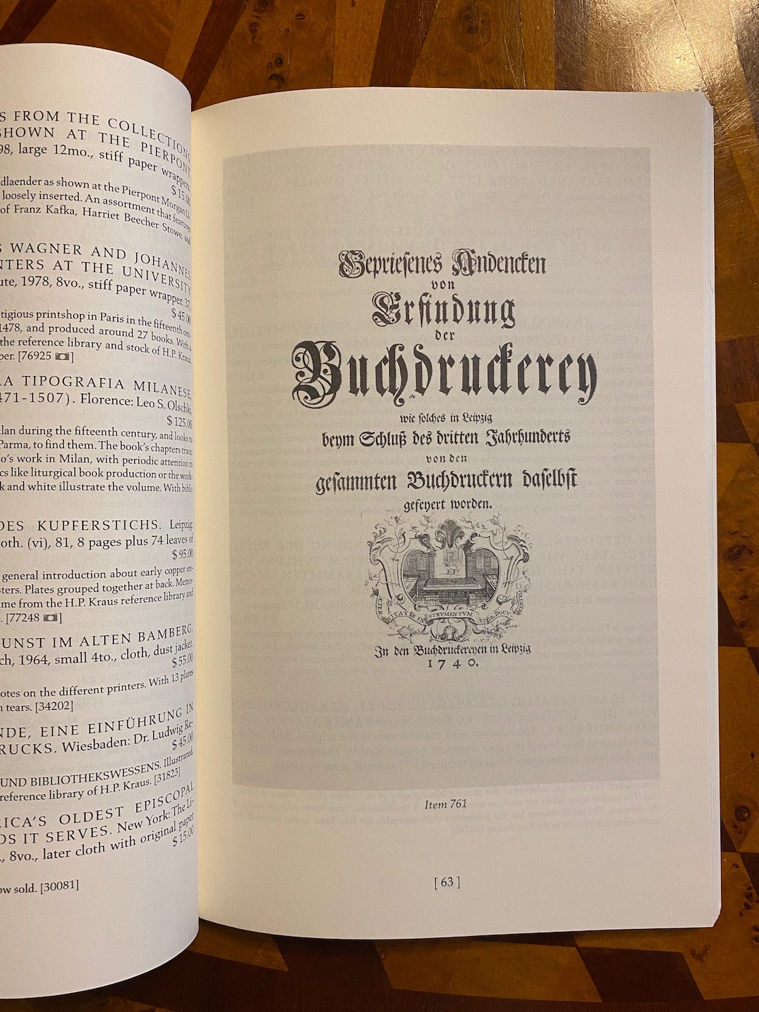 INCUNABULA REFERENCE . From The Reference Library Of H.P. Kraus, With ...