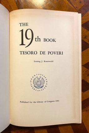 The 19th Book: Tesoro de Poveri