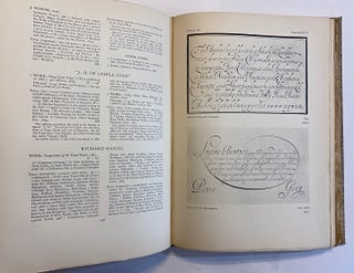 [ENGLISH CALLIGRAPHY & ENGRAVING 1570-1800]. The English Writing-Masters and Their Copy-Books, 1570-1800. A Biographical Dictionary & A Bibliography. With an introduction to the development of handwriting by Stanley Morison