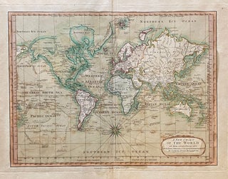 [WORLD MAP]. A New Chart of the World on Mercator's Projection with The Tracks & Discoveries of the Latest Circumnavigators &c.