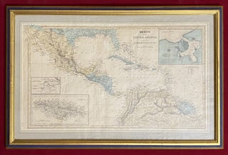 Item #3443 Mexico and Central America to illustrate Harper's Gazetteer. David McLellan