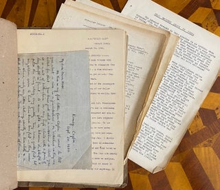 Item #3507 [METHODIST MISSIONARY'S VOYAGE TO INDIA, TYPESCRIPTS 1920-1921]. "Travel Letters...