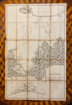 [COMPLETE WITH THE ATLAS]. The Isthmus of Tehuantepec: Being the Results of a Survey for a Railroad to Connect the Atlantic and Pacific Oceans, Made by the Scientific Commission under the Direction of Major J. G. Barnard, U.S. Engineers. With a Resume of the Geology, Climate, Local Geography, Productive Industry, Fauna and Flora, of that Region... Arranged and Prepared for the Tehuantepec Railroad Company of New Orleans. [ATLAS VOLUME]: Maps Illustrating the Isthmus of Tehuantepec