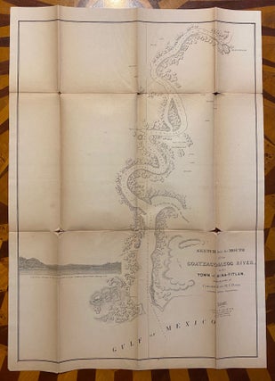 [COMPLETE WITH THE ATLAS]. The Isthmus of Tehuantepec: Being the Results of a Survey for a Railroad to Connect the Atlantic and Pacific Oceans, Made by the Scientific Commission under the Direction of Major J. G. Barnard, U.S. Engineers. With a Resume of the Geology, Climate, Local Geography, Productive Industry, Fauna and Flora, of that Region... Arranged and Prepared for the Tehuantepec Railroad Company of New Orleans. [ATLAS VOLUME]: Maps Illustrating the Isthmus of Tehuantepec