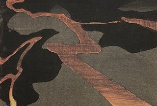 [BLIND MASSEUR, ACCUPUNCTURIST, HIGHWAY ROBBER - ORIGINAL JAPANESE WOODBLOCK 1867]. Azuma no hana ukiyo kodan. Ichiryusai Bunsha. Yabuhara Kengyo (from the Tales of the Floating World on Eastern Brocade)