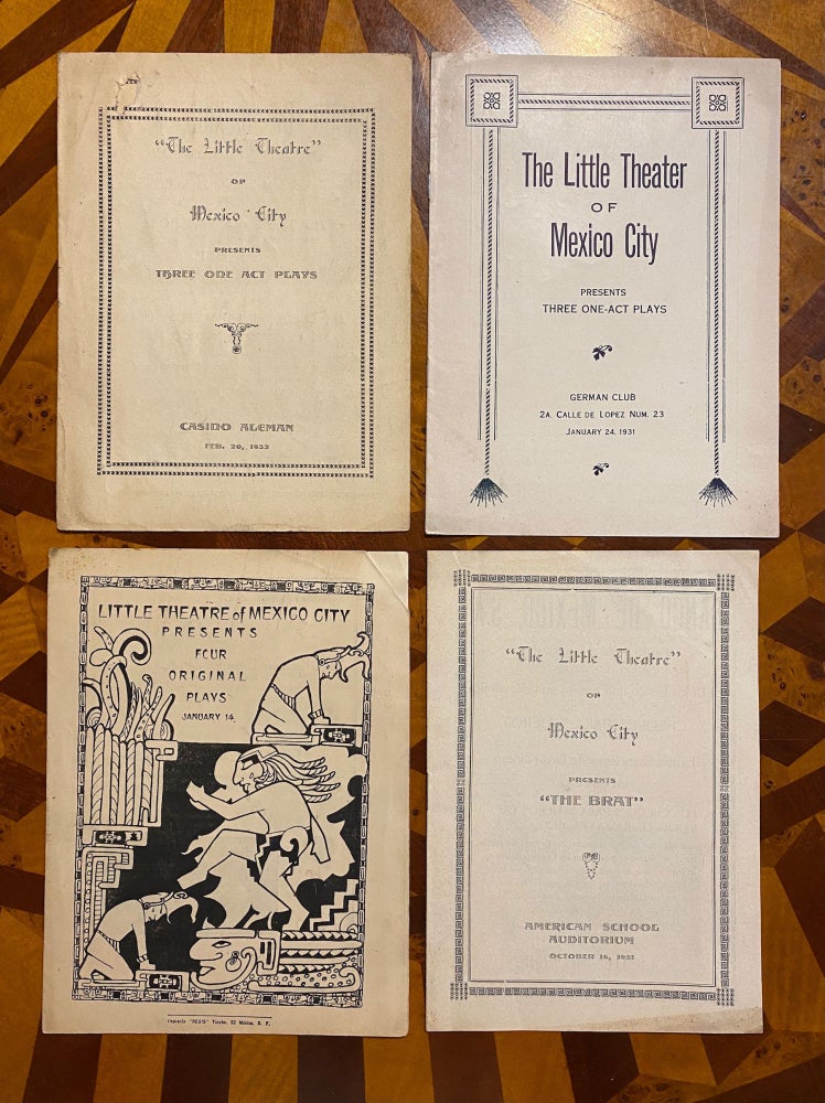 Item #3672 [MEXICAN AND CUBAN THEATER EPHEMERA 1905-1932 - Five items]. Mexican, Cuban Theater Ephemera.