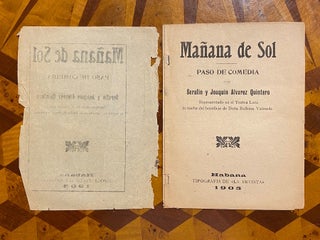 [MEXICAN AND CUBAN THEATER EPHEMERA 1905-1932 - Five items]