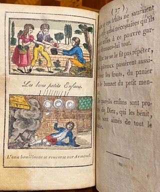 [FRENCH CHILDREN'S BOOK WITH HAND-COLORED PLATES]. Historiettes et Contes a ma Petite Fille et a mon Petit Garcon [Stories and Anecdotes for My Little Girl and My Little Boy]