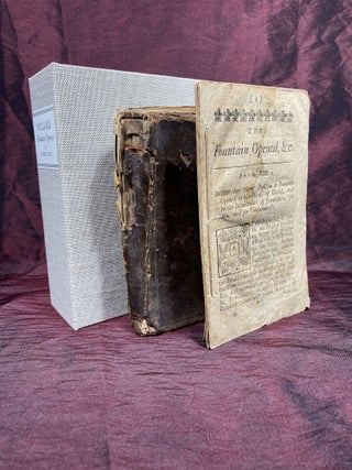 Item #3693 [EARLY AMERICAN JUDAICA 1700]. [The Fountain Opened: or, The Great Gospel Priviledge...