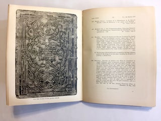 [Bookbinding Reference]. CATALOGUE OF THE VERY WELL-KNOWN AND VALUABLE LIBRARY, THE PROPERTY OF LT.- COL. W.G. MOSS. March 2-9, 1937