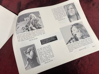 Janis: A Film (PROMOTIONAL MATERIAL for the 1974 Documentary)