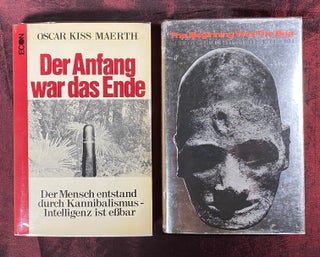 [DEVO / DE-EVOLUTION]. The Beginning Was the End. Man came into being through cannibalism -- intelligence can be eaten [FIRST ENGLISH EDITION 1973, TOGETHER WITH]: Der Anfang war das Ende [FIRST EDITION 1971]