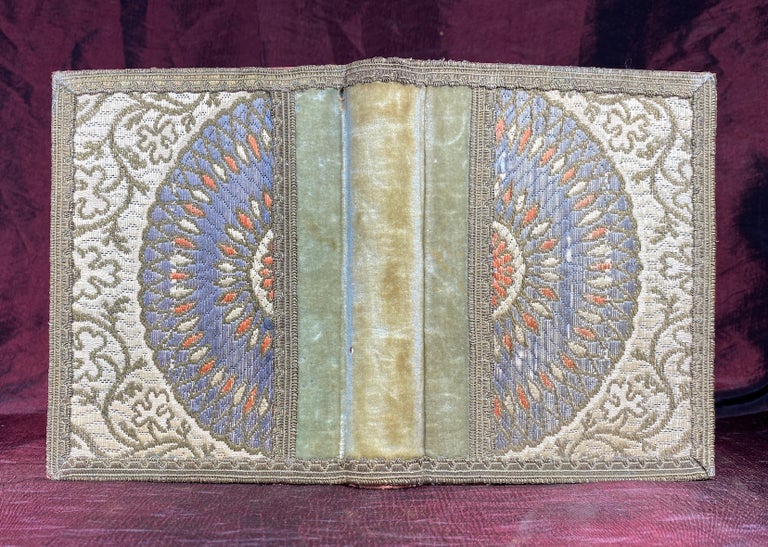 Item #3890 [AMERICAN GILT BROCADE BINDING - 1905]. Webster's Handy Dictionary: A Handy Dictionary of the English Language. Noah. Campbell Webster, Loomis J.