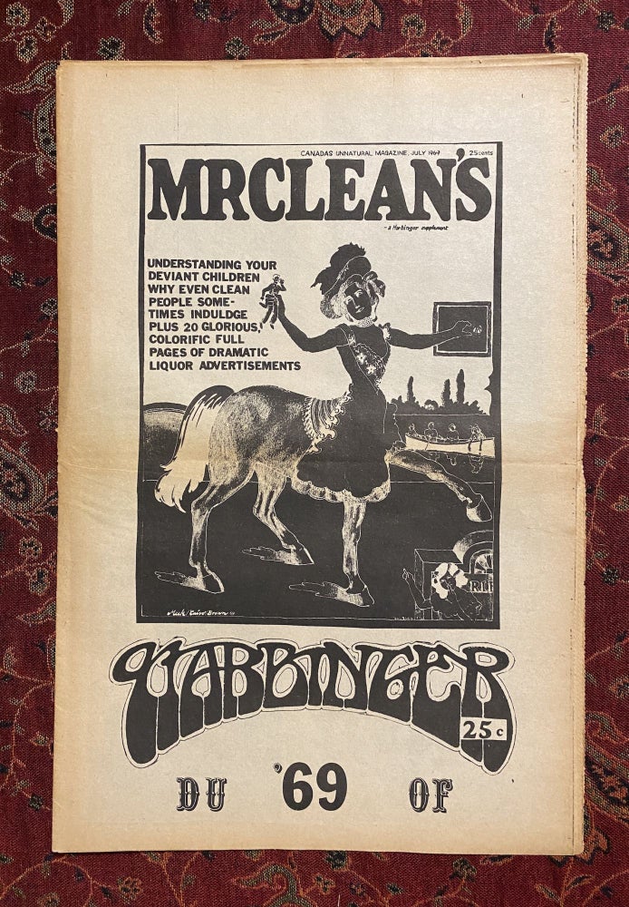 Item #4094 [UNDERGROUND CANADIANA]. [DEGENERATE HIPPY 'ZINE]. Mrclean's (sic) - Canada's Unnatural Magazine - a Harbinger Magazine Supplement / Eat Shit (Premier Issue). Anonymous Canadian Hippy Artists.