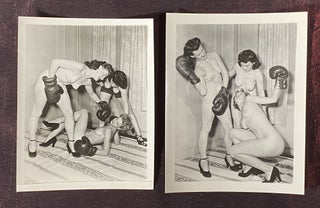 [FEMALE BOXERS: A collection of 25 vintage photographs and photo postcards dating from the 19th century to the 1940s]