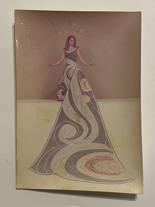 [SAN ANTONIO, TEXAS COSTUME AND HIGH SOCIETY]. Collection of 21 original color photographs of the Fiesta Parade "Queens and Princesses" in spectacular gowns and trains. TOGETHER WITH: The Order of the Alamo Presents The Court of Gardens (program)