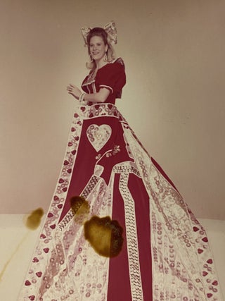 [SAN ANTONIO, TEXAS COSTUME AND HIGH SOCIETY]. Collection of 21 original color photographs of the Fiesta Parade "Queens and Princesses" in spectacular gowns and trains. TOGETHER WITH: The Order of the Alamo Presents The Court of Gardens (program)