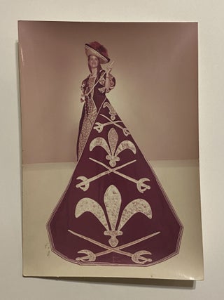 [SAN ANTONIO, TEXAS COSTUME AND HIGH SOCIETY]. Collection of 21 original color photographs of the Fiesta Parade "Queens and Princesses" in spectacular gowns and trains. TOGETHER WITH: The Order of the Alamo Presents The Court of Gardens (program)
