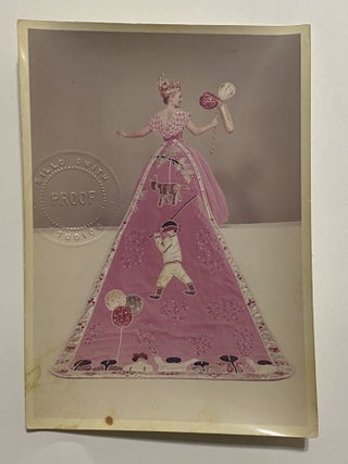 [SAN ANTONIO, TEXAS COSTUME AND HIGH SOCIETY]. Collection of 21 original color photographs of the Fiesta Parade "Queens and Princesses" in spectacular gowns and trains. TOGETHER WITH: The Order of the Alamo Presents The Court of Gardens (program)
