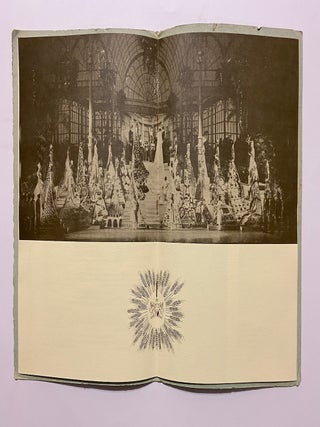 [SAN ANTONIO, TEXAS COSTUME AND HIGH SOCIETY]. Collection of 21 original color photographs of the Fiesta Parade "Queens and Princesses" in spectacular gowns and trains. TOGETHER WITH: The Order of the Alamo Presents The Court of Gardens (program)