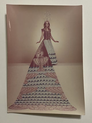 [SAN ANTONIO, TEXAS COSTUME AND HIGH SOCIETY]. Collection of 21 original color photographs of the Fiesta Parade "Queens and Princesses" in spectacular gowns and trains. TOGETHER WITH: The Order of the Alamo Presents The Court of Gardens (program)