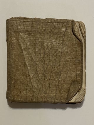 [MANUSCRIPT]. [FIRST WORLD WAR TRENCHES DIARY]. Diary of a British soldier of the 49th Infantry Division, ending abruptly on December 19, 1915, the first day Phosgene gas was used against the British