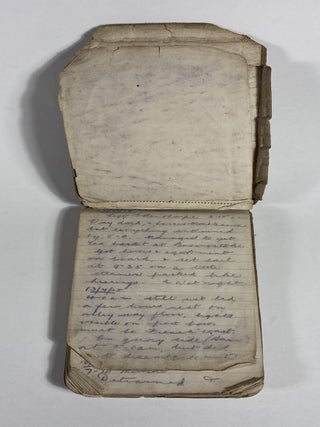 [MANUSCRIPT]. [FIRST WORLD WAR TRENCHES DIARY]. Diary of a British soldier of the 49th Infantry Division, ending abruptly on December 19, 1915, the first day Phosgene gas was used against the British