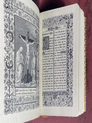 [TECHNOLOGY]. Livre de pri&egrave;res tiss&eacute; d'apres les enluminures des manuscrits du XIVe au XVIe si&egrave;cle [WOVEN ENTIRELY IN SILK USING THE AUTOMATED JACQUARD LOOM]