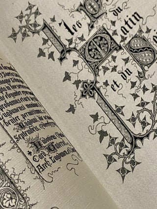 [TECHNOLOGY]. Livre de pri&egrave;res tiss&eacute; d'apres les enluminures des manuscrits du XIVe au XVIe si&egrave;cle [WOVEN ENTIRELY IN SILK USING THE AUTOMATED JACQUARD LOOM]