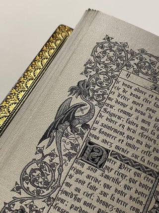 [TECHNOLOGY]. Livre de pri&egrave;res tiss&eacute; d'apres les enluminures des manuscrits du XIVe au XVIe si&egrave;cle [WOVEN ENTIRELY IN SILK USING THE AUTOMATED JACQUARD LOOM]