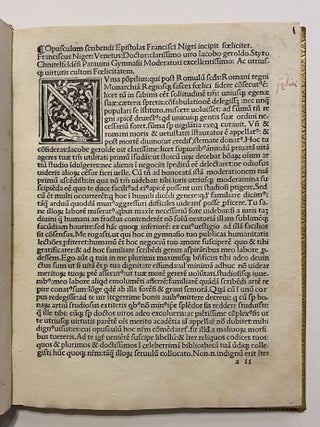 [POST INCUNABLE ~ 1508]. De modo epistolandi ("The Art of Writing")