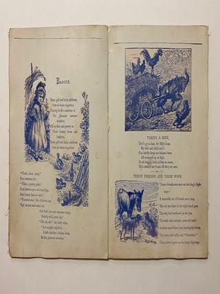 [CHILDREN'S BOOK PRINTED ON LINEN] Peek-A-Boo I See You (cover title) / Little Peek-A-Boo's Jingle Book