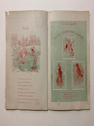 [CHILDREN'S BOOK PRINTED ON LINEN] Peek-A-Boo I See You (cover title) / Little Peek-A-Boo's Jingle Book