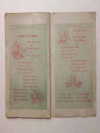 [CHILDREN'S BOOK PRINTED ON LINEN] Peek-A-Boo I See You (cover title) / Little Peek-A-Boo's Jingle Book