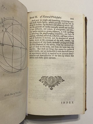 [PRINCIPIA MATHEMATICA - FIRST EDITION IN ENGLISH]. The Mathematical Principles of Natural Philosophy. Translated into English by Andrew Motte. To which are added, The Laws of the Moon's Motion, according to Gravity. BY John Machin
