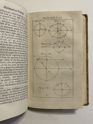 [PRINCIPIA MATHEMATICA - FIRST EDITION IN ENGLISH]. The Mathematical Principles of Natural Philosophy. Translated into English by Andrew Motte. To which are added, The Laws of the Moon's Motion, according to Gravity. BY John Machin
