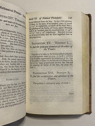 [PRINCIPIA MATHEMATICA - FIRST EDITION IN ENGLISH]. The Mathematical Principles of Natural Philosophy. Translated into English by Andrew Motte. To which are added, The Laws of the Moon's Motion, according to Gravity. BY John Machin