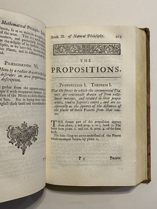 [PRINCIPIA MATHEMATICA - FIRST EDITION IN ENGLISH]. The Mathematical Principles of Natural Philosophy. Translated into English by Andrew Motte. To which are added, The Laws of the Moon's Motion, according to Gravity. BY John Machin