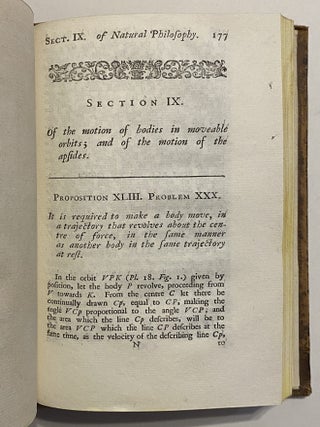 [PRINCIPIA MATHEMATICA - FIRST EDITION IN ENGLISH]. The Mathematical Principles of Natural Philosophy. Translated into English by Andrew Motte. To which are added, The Laws of the Moon's Motion, according to Gravity. BY John Machin