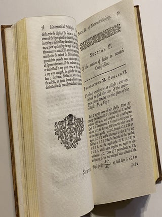 [PRINCIPIA MATHEMATICA - FIRST EDITION IN ENGLISH]. The Mathematical Principles of Natural Philosophy. Translated into English by Andrew Motte. To which are added, The Laws of the Moon's Motion, according to Gravity. BY John Machin