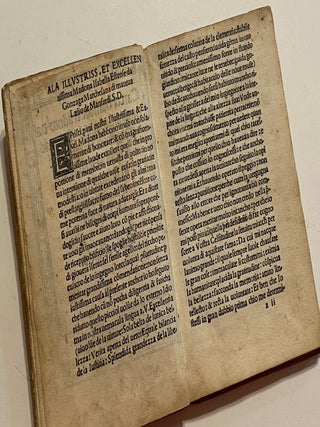 [Carcel de Amor - Italian, 1518]. Carcer Damore. Tradotto dal [...] Lelio de Manfredi Ferrarese de doma Spagno in Lingua Materna
